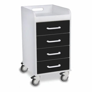 TrippNT 510XX, White Compact Cart – 4 Drawer Medical Storage Cart