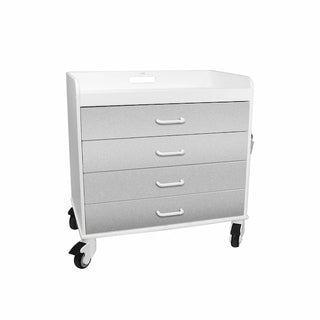 TrippNT Extra Wide Compact Cart with 4 Locking Drawers