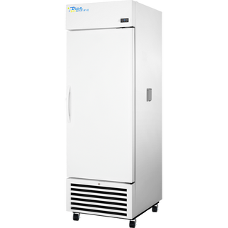 White True Scientific TSCI-550LR-SWS-R-WW-1A Laboratory Unit Refrigerator on a white background