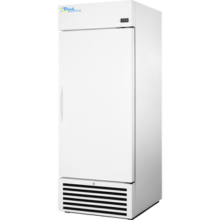 White True Scientific TSCI-600PR-SWS-R-WW-1A Pharmacy Unit Refrigerator with a brand logo on a white background