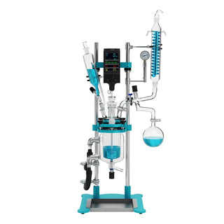 USA Lab JRBT-1L Benchtop 1L Single Jacketed Glass Reactor