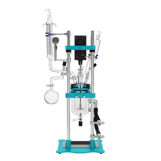 USA Lab JRBT-1L Benchtop 1L Single Jacketed Glass Reactor