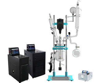 USA Lab JRBT-1L Benchtop 1L Single Jacketed Glass Reactor