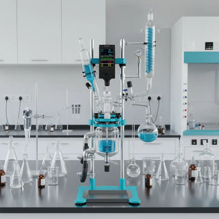 USA Lab JRBT-1L Benchtop 1L Single Jacketed Glass Reactor