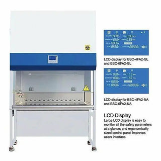USA Lab USA-BSC-6FT NSF Certified Class II Type A2 Biosafety Cabinet, With Detachable Stand, Various Sizes