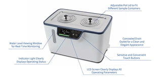 USA Lab USA-WATERBATH5L 5L Digital Water Bath, Touchscreen, 100 °C