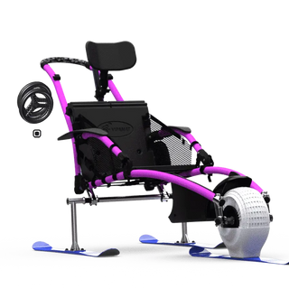 VIPAMAT Hippocampe All-Terrain Beach Wheelchair, 286 lbs Weight Capacity, 15.5" Seat Width
