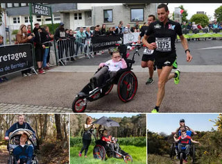 VIPAMAT Hippocampe Marathon Lightweight  Wheelchair, 220 lbs Weight Capacity, 15.7" Seat Width