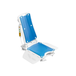 VOCIC AX07 Lightweight Waterproof Electric Bath Floor Lift Chair, 300 lbs Load Capacity, 13.4" Seat Width