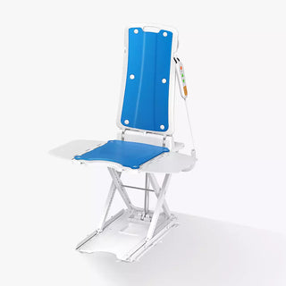 VOCIC AX07 Lightweight Waterproof Electric Bath Floor Lift Chair, 300 lbs Load Capacity, 13.4" Seat Width