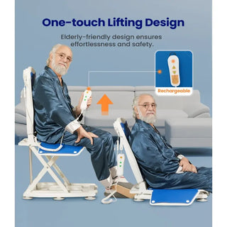 VOCIC AX10-A-X Multi-Functional Bathtub Lift Chair, 300 lbs Load Capacity, 2.90"-19.7" Seat Height
