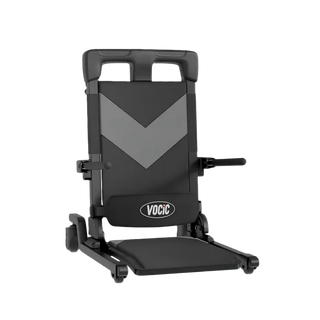 VOCIC AX35-A-BK-X Movable Folding Electric Transfer Chair Lift with 4 Wheels, 352 lbs Weight Capacity, 15" Seat Width
