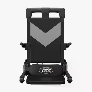 VOCIC AX35-A-BK-X Movable Folding Electric Transfer Chair Lift with 4 Wheels, 352 lbs Weight Capacity, 15" Seat Width
