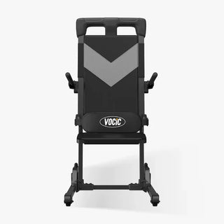 VOCIC AX35-A-BK-X Movable Folding Electric Transfer Chair Lift with 4 Wheels, 352 lbs Weight Capacity, 15" Seat Width