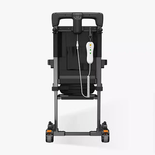 VOCIC AX35-A-BK-X Movable Folding Electric Transfer Chair Lift with 4 Wheels, 352 lbs Weight Capacity, 15" Seat Width