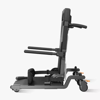 VOCIC AX35-A-BK-X Movable Folding Electric Transfer Chair Lift with 4 Wheels, 352 lbs Weight Capacity, 15" Seat Width