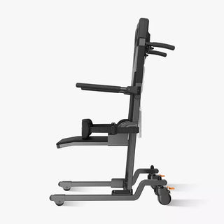 VOCIC AX35-A-BK-X Movable Folding Electric Transfer Chair Lift with 4 Wheels, 352 lbs Weight Capacity, 15" Seat Width