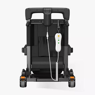 VOCIC AX35-A-BK-X Movable Folding Electric Transfer Chair Lift with 4 Wheels, 352 lbs Weight Capacity, 15" Seat Width