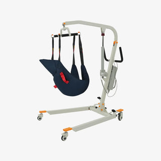 VOCIC AY02-3AH-A-WT-2-X Folding Electric Transfer Hoyer Lift, 440 lbs Weight Capacity, Rechargeable Control Box