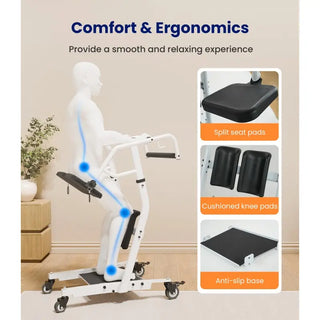 VOCIC AY03-A-WT-2-X Standing Transfer Device, 400 lbs Weight Capacity, 5’-6’4" Patients Height Range