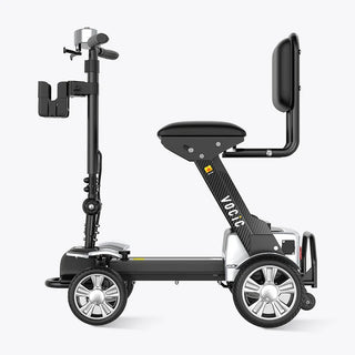 VOCIC D71 Ultra-lightweight Folding Travel Mobility Scooter, 330 lbs Weight Capacity, 12.5 Miles Per Charge