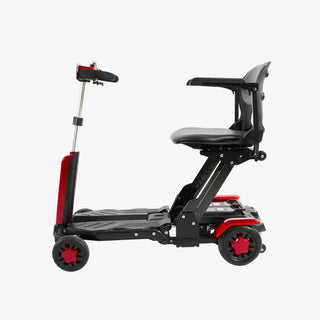 VOCIC D91 Fold-Go Revolutionary Foldable Mobility Scooter, 265 lbs Weight Capacity, 15.5 Miles Per Charge