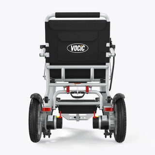 VOCIC V62-20AH-A Folding Airline Approved Power Wheelchair 20AH, 265 lbs Weight Capacity, 18.7'' Seat Width