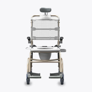 VOCIC XZY08-A Reclining Shower Chair, 300 lbs Weight Capacity, 42.5"–47.4" Overall Height