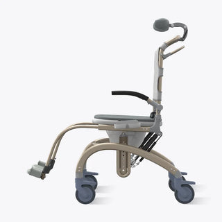VOCIC XZY08-A Reclining Shower Chair, 300 lbs Weight Capacity, 42.5"–47.4" Overall Height