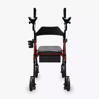 VOCIC Z22 Upright Rollator with Adjustable Armrests, 300 lbs Weight Capacity, 12.2"×13.8" Seat Size