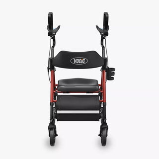 VOCIC Z22 Upright Rollator with Adjustable Armrests, 300 lbs Weight Capacity, 12.2"×13.8" Seat Size