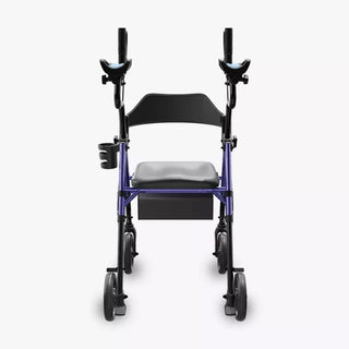 VOCIC Z22 Upright Rollator with Adjustable Armrests, 300 lbs Weight Capacity, 12.2"×13.8" Seat Size