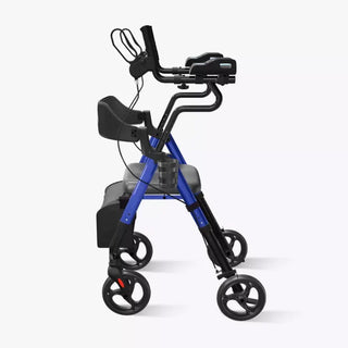 VOCIC Z22 Upright Rollator with Adjustable Armrests, 300 lbs Weight Capacity, 12.2"×13.8" Seat Size