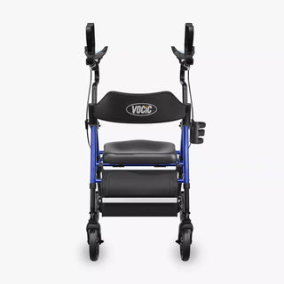 VOCIC Z22 Upright Rollator with Adjustable Armrests, 300 lbs Weight Capacity, 12.2"×13.8" Seat Size