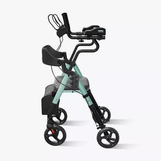 VOCIC Z22 Upright Rollator with Adjustable Armrests, 300 lbs Weight Capacity, 12.2"×13.8" Seat Size