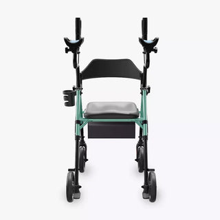 VOCIC Z22 Upright Rollator with Adjustable Armrests, 300 lbs Weight Capacity, 12.2"×13.8" Seat Size