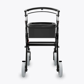 VOCIC Z32 Foldable Narrow Rollator for Small Spaces without Seat, 242 lbs Weight Capacity, 35.4"-40.4" Handle Height