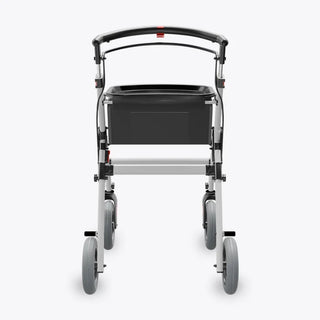 VOCIC Z32 Foldable Narrow Rollator for Small Spaces without Seat, 242 lbs Weight Capacity, 35.4"-40.4" Handle Height