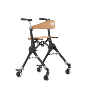 VOCIC Z65-A Ultra-Compact Folding TravelPack Carbon Walker, 300 lbs Weight Capacity, 17.52" Width