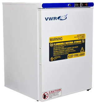 VWR 10819-746 Flammable Storage Undercounter Laboratory Refrigerator, Solid Door, 5 cu. ft.
