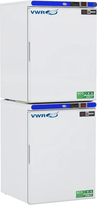 VWR HCRFC1020 Plus Series Refrigerator Freezer Combo Unit Dual Microprocessor Keyed Lock, 5.2 cu. ft. Refrigerator, 4 cu. ft. Freezer