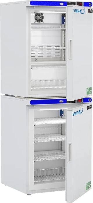 VWR HCRFC1030 Plus Series Refrigerator Freezer Combo Unit Dual Microprocessor Keyed Lock (-30°C Freezer), 5.2 cu. ft.