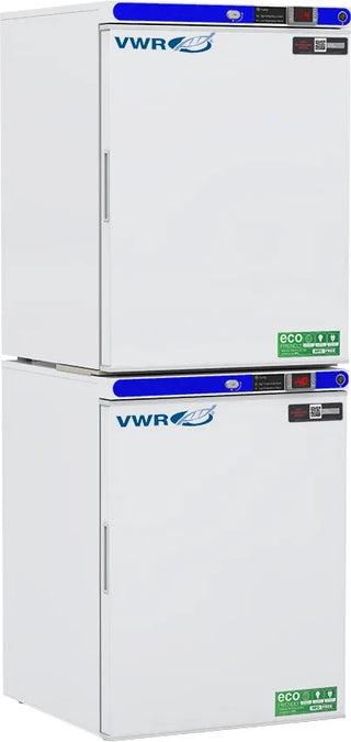 VWR HCRFC1040 Plus Series Refrigerator Freezer Combo Unit Dual Microprocessor Keyed Lock (-40°C Freezer), 5.2 cu. ft.