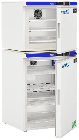 VWR HCRFC7SA Plus Series Refrigerator Auto Defrost Freezer Combo Unit Dual Microprocessor Keyed Lock, 5.2 cu. ft.