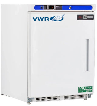 VWR HCUCBI0404SADLH Plus Series Built-in Undercounter Refrigerator Solid Door Left Hinged, ADA Compliant, 4.6 cu. ft.