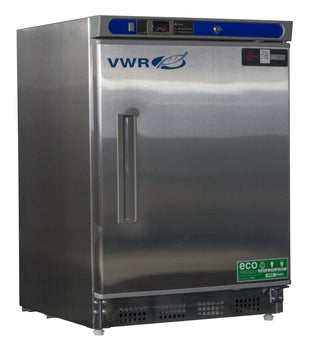 VWR HCUCBI0404SS Plus Series Built-In Undercounter Laboratory Refrigerator Stainless Steel Door, 4.5 cu. ft.