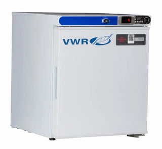 VWR HCUCFS0104 Plus Series Freestanding Countertop Laboratory Refrigerator, 1 cu. ft.