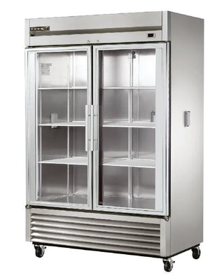VWR TS-49G CHR Basic Reach-In Glass Door Laboratory Refrigerator, Stainless Steel, 49 cu. ft.