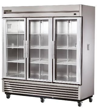 VWR TS-72G CHR Basic Reach-In Glass Door Laboratory Refrigerator, Stainless Steel, 72 cu. ft.
