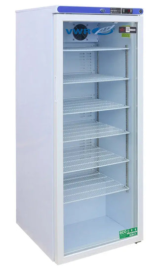 VWR VWR-HC-10PG Plus Series Glass Door Compact Laboratory Refrigerator Digital Display and Alarms, 10.5 cu. ft.